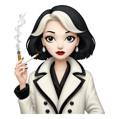 Cruella de vil whole body sticker