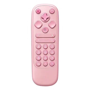 Light pink remote
 sticker
