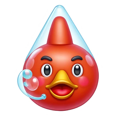 Cinematic Realistic Bubble O'Bill Pop Culture Emoji, featuring a quirky, playful portrayal of an iconic Aussie character rendered with vibrant textures and fun dynamic lighting. sticker