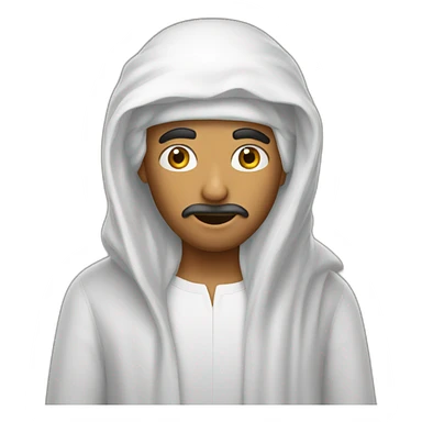 Un arabe qui mange des bonbons  sticker