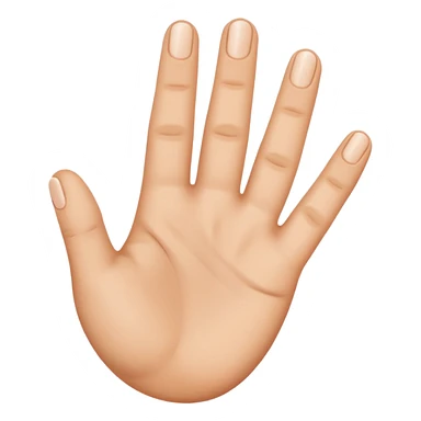 Yvl hand emoji three fingers sticker