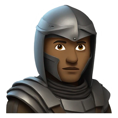 Fremen warrior from the movie dune sticker