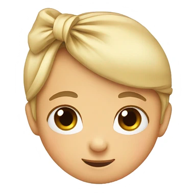 cute bow emoji sticker