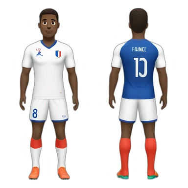 Maillot football france sticker