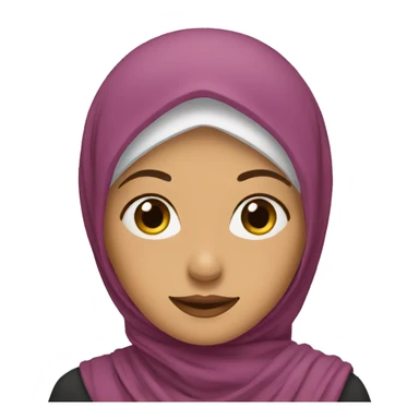 woman with hijab sticker