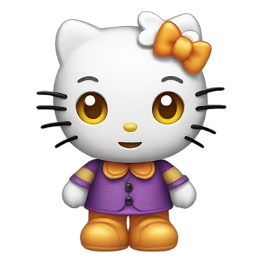 Hello kitty Halloween sticker