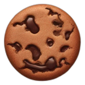 chocolate-cookie sticker