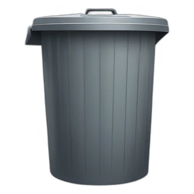 Trash bin sticker