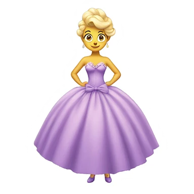 Galinda dress wicked movie only dress sticker