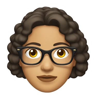 Camila Méndez with subglasses sticker