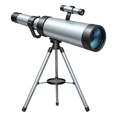 A telescope aimed 90 degrees sticker