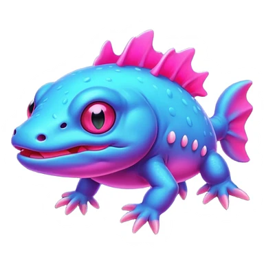 Axolotl gaming sticker