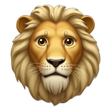 oldman lion sticker