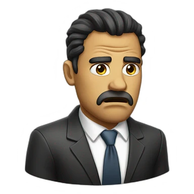 bad mood boss sticker