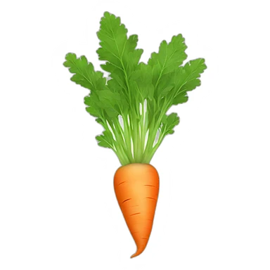 Green Carrot sticker
