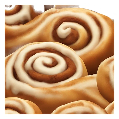 Aesthetic cinnamon roll  sticker