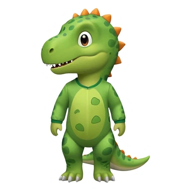 Dinosaur Pajamas sticker
