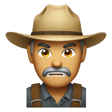 very angry farmer sticker