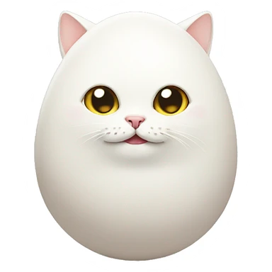 egg cat sticker