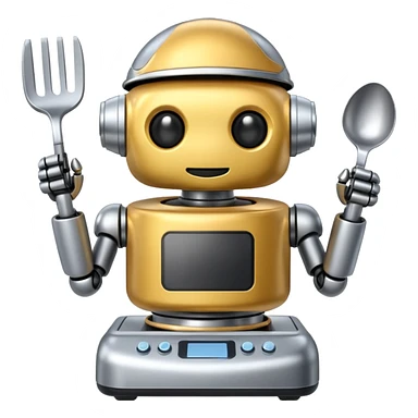 cooking robot sticker