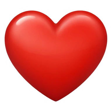 Perfect Red heart sticker
