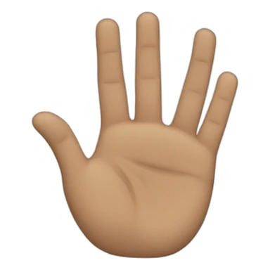 two hands six fingers sticker