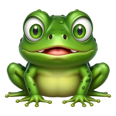 angry frog sticker