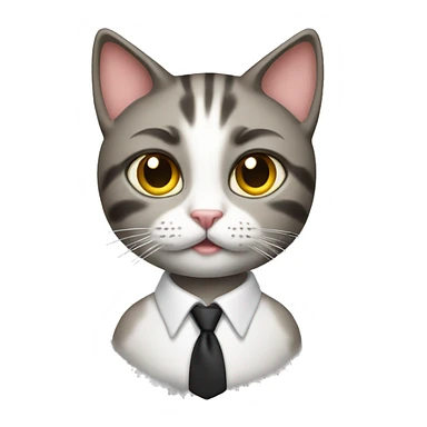 female cat /  brief case sticker