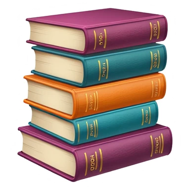 libros aesthetic de colores sticker