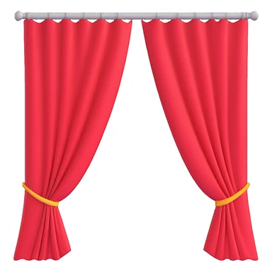 curtain plain sticker