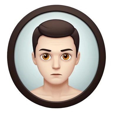 Spooky killer on mirror behind me

 sticker