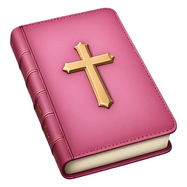 Une bible rose sticker