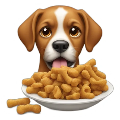 dog eating his crap sticker