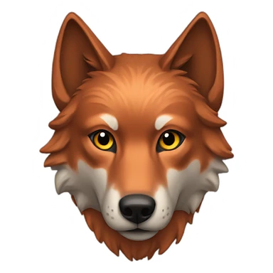 Copper Wolf sticker