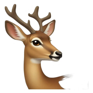 kissingdeer sticker