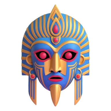 Anunnaki mask sticker