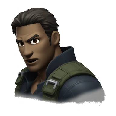 Hunk from Resident Evil 2 sticker