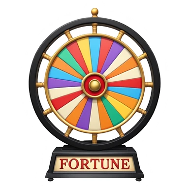 Wheel of Fotune tv show sticker