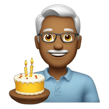 happy birthday to father sticker