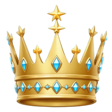 galaxy crown without a face sticker