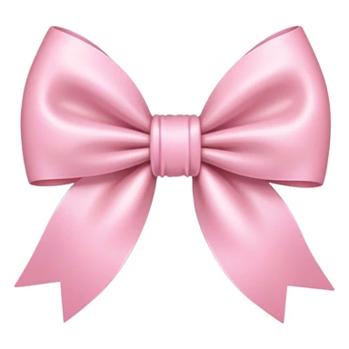 big light pink bow  sticker