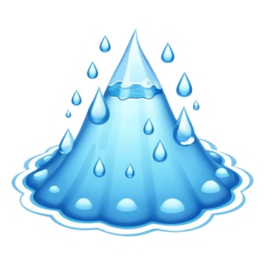 spiled water on the ground sticker