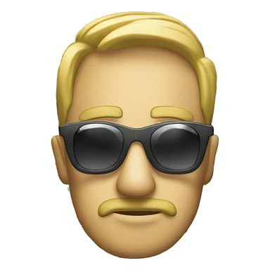 paper money wearing sunglasses sticker