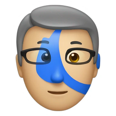 blue google translate sticker