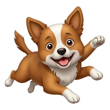 Chien qui vole sticker