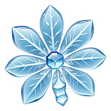 Ice Flowers sticker