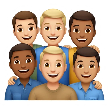 group of men sticker