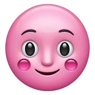 cute pink “A” emoji sticker