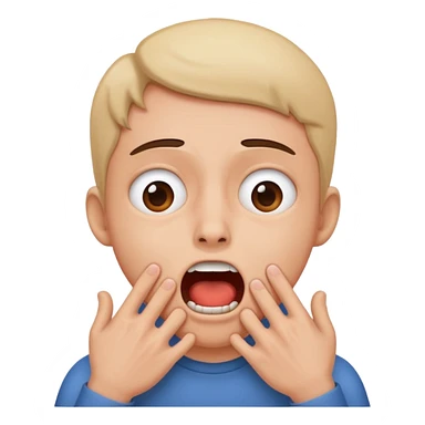 crashout, genuinely tweaking, choking emote sticker