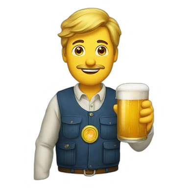 Bilbon sackez drink beer sticker